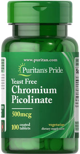 Chromium Picolinate 500 mcg Yeast Free