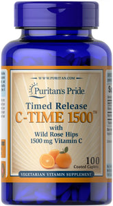Vitamin C-1500 mg with Rose Hips Timed Release
