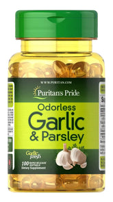 Odorless Garlic & Parsley 500 mg / 100 mg