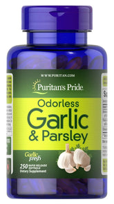 Odorless Garlic & Parsley 500 mg / 100 mg
