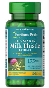 Milk Thistle Standardized 175 mg (Silymarin)