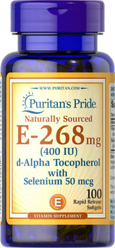 Vitamin E-with Selenium 400 IU Natural