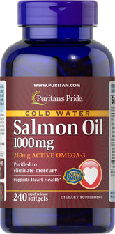 Omega-3 Salmon Oil 1000 mg (210 mg Active Omega-3)