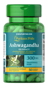 Ashwagandha Standardized Extract 300 mg