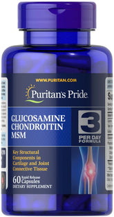 Glucosamine, Chondroitin & MSM Capsules-3 Per Day Formula