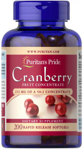 Triple Strength Cranberry Fruit Concentrate 252 mg