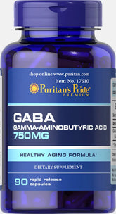 GABA (Gamma Aminobutyric Acid) 750 mg