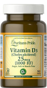 Vitamin D3 25 mcg (1000 IU)