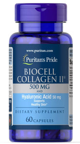Biocell Collagen II 500 mg and Hyaluronic Acid 50 mg