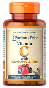 Vitamin C with Elderberry & Zinc