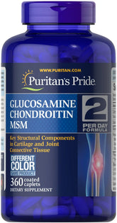 Glucosamine, Chondroitin & MSM Joint Soother-2 Per Day Formula