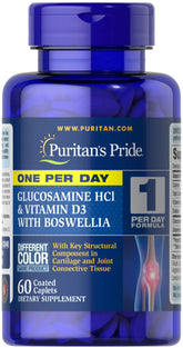 One Per Day Glucosamine, Vitamin D3 & Boswellia