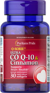 Q-SORB™ Ultra Co Q-10 200 mg & Cinnamon 1000 mg