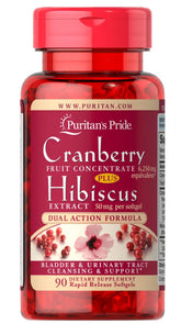 Cranberry Fruit Concentrate Plus Hibiscus Extract 6250 mg / 50 mg