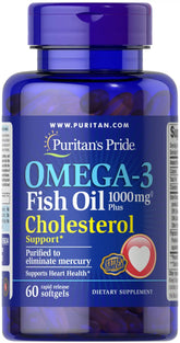 Omega-3 Fish Oil Plus Cholesterol Support*
