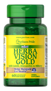 Herbavision Gold with Lutein, Bilberry and Zeaxanthin