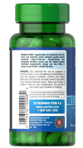 Non-GMO Soy Isoflavones 750 mg