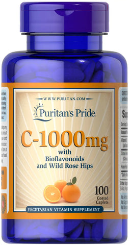 Vitamin C-1000 mg with Bioflavonoids & Rose Hips