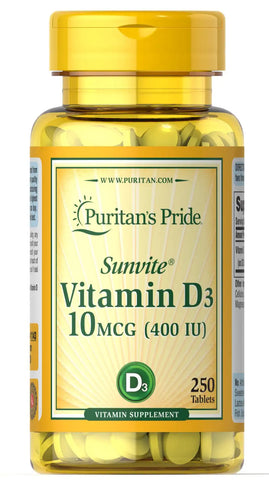 Vitamin D3 25 mcg (1000 IU)