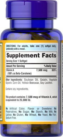 Beta-Carotene 25,000 IU