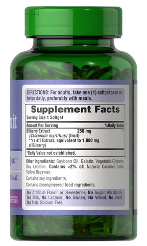 Bilberry 250 mg