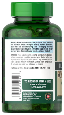 Natural Flax Oil 1000 mg