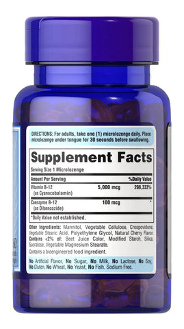 Vitamin B-12 5000 mcg Sublingual
