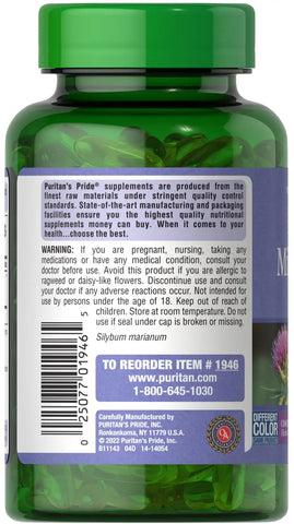 Milk Thistle 250 mg 4:1 Extract