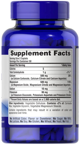 Calcium Magnesium and Potassium