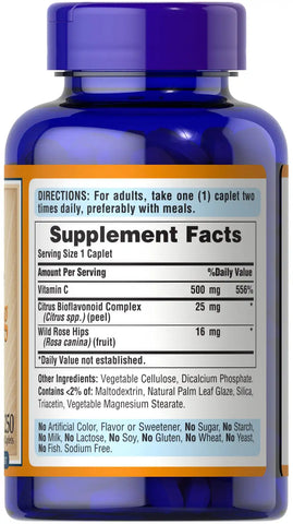 Vitamin C-500 mg with Rose Hips Time Release