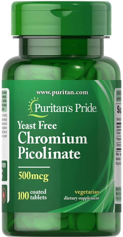 Chromium Picolinate 500 mcg Yeast Free