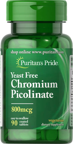 Chromium Picolinate 500 mcg Yeast Free