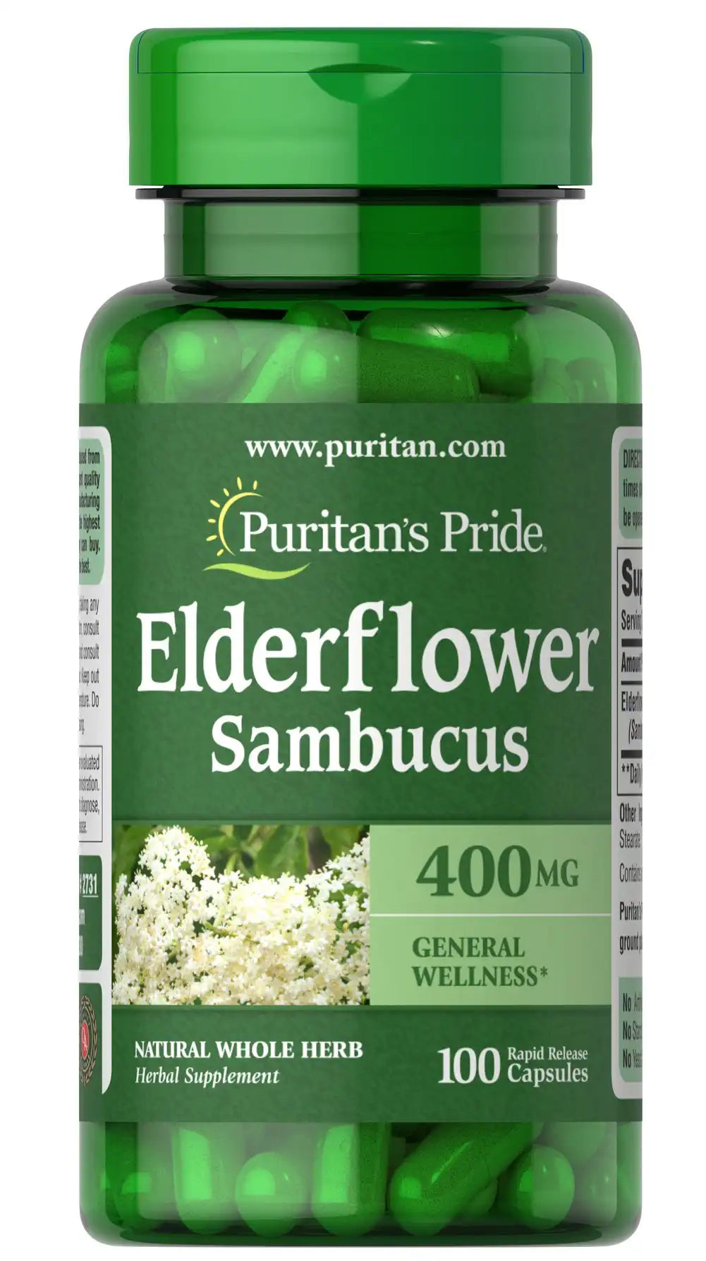 Elderflower Sambucus 400 mg