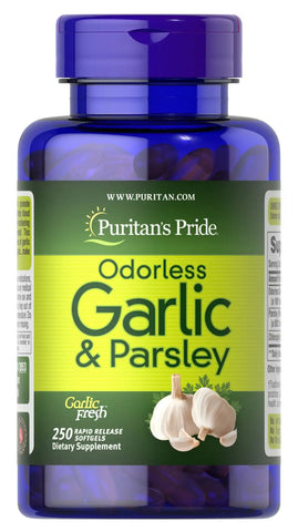 Odorless Garlic & Parsley 500 mg / 100 mg