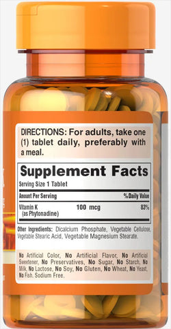 Vitamin K 100 mcg