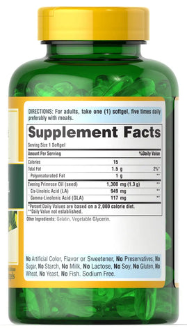 Evening Primrose Oil 1300 mg with GLA