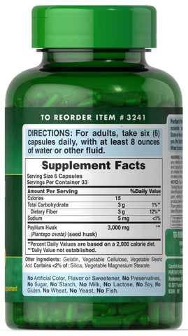 Psyllium Husks 500 mg