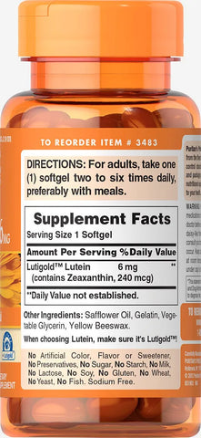 Lutein 6 mg with Zeaxanthin