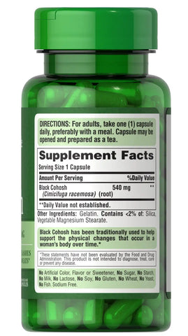 Black Cohosh 540 mg