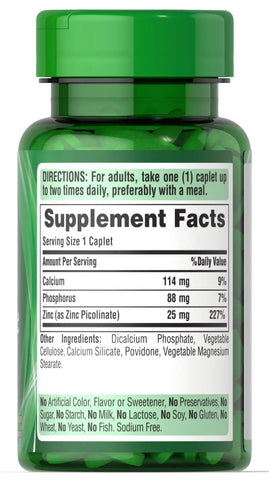 Zinc Picolinate 25 mg