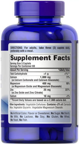 Chelated Calcium Magnesium Zinc
