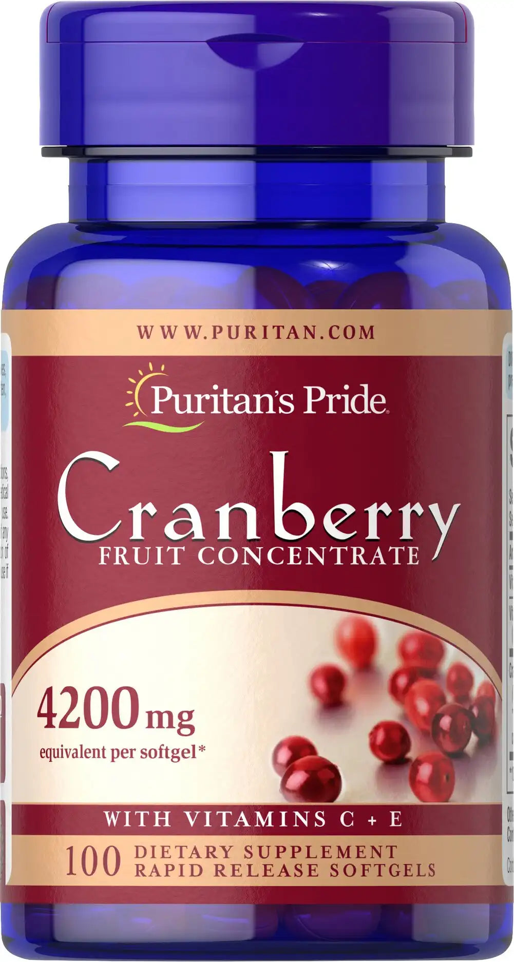 Cranberry Fruit Concentrate with C & E 4200 mg