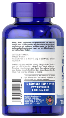 Chewable Calcium 500 mg