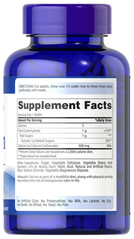 Chewable Calcium 500 mg