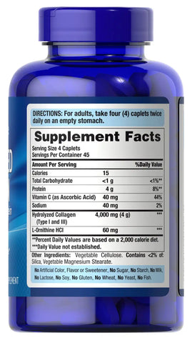 Hydrolyzed Collagen 1000 mg