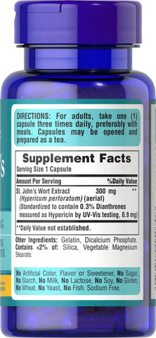 St. John's Wort Standardized Extract 300 mg