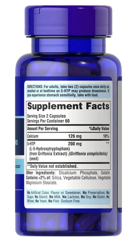 5-HTP 100 mg (Griffonia Simplicifolia)