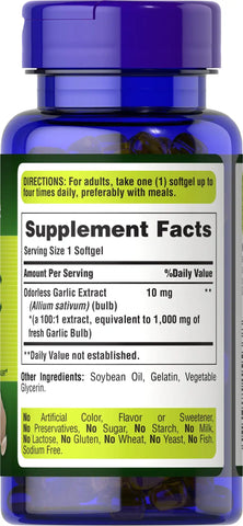 Odorless Garlic 1000 mg