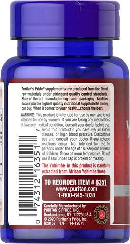 Yohimbe Extract 1000 mg