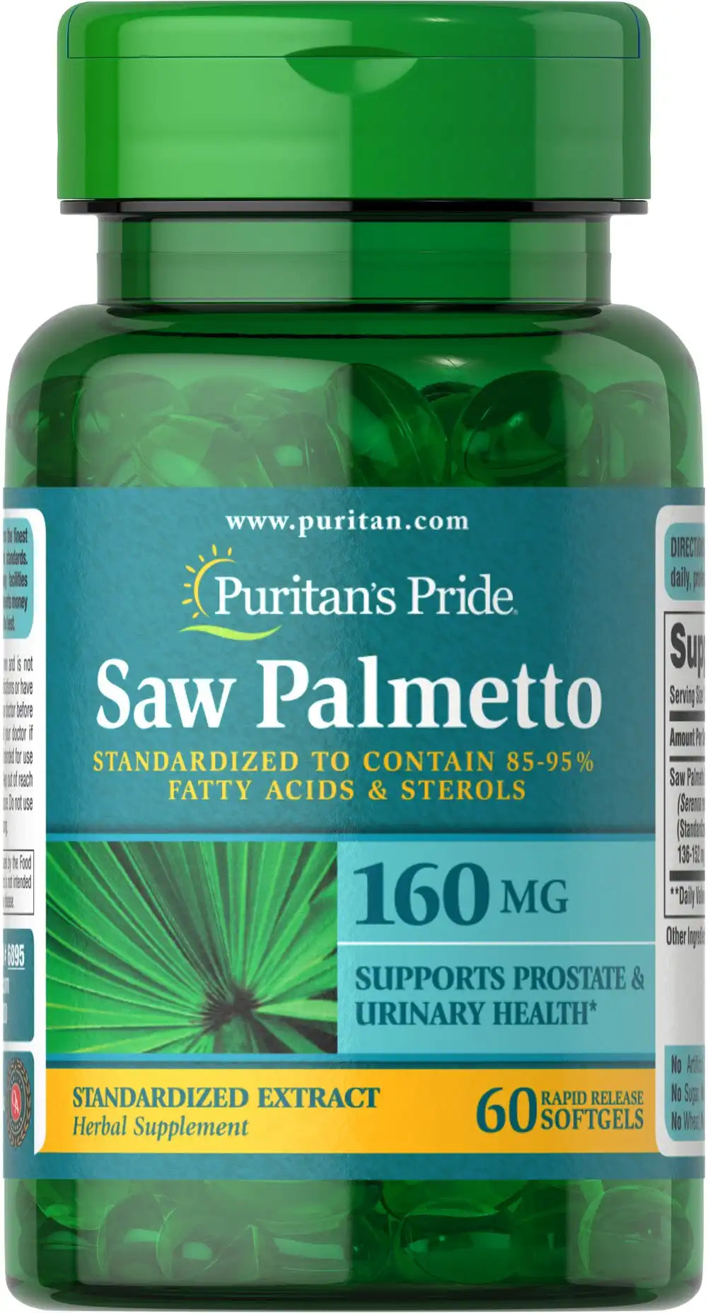 Saw Palmetto Standardized Extract 160 mg